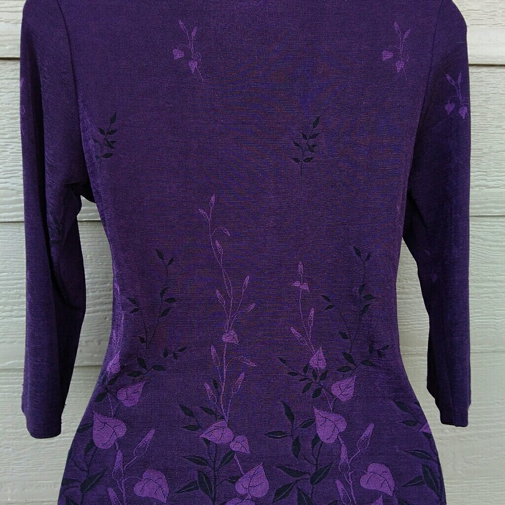 Christie & Jill Rich Purple Top